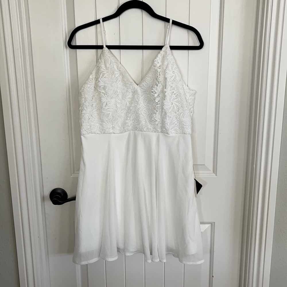White dress. Lulus